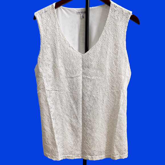 croft & barrow Tops - Croft & Barrow off white Lace Top